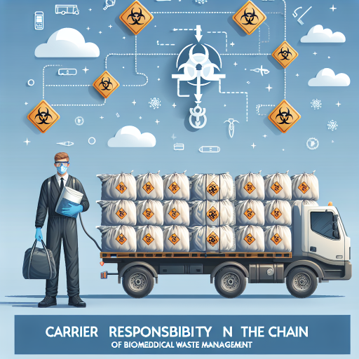 Responsabilidad del transportista en la cadena de gestión de RPBI-Gestión de Residuos