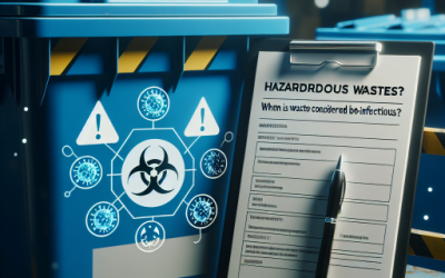 ¿Cuándo se Considera un Residuo como Biológico-Infeccioso? Guía sobre Residuos Peligrosos
