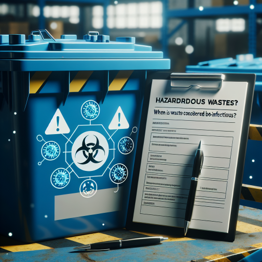 ¿Cuándo se considera un residuo como biológico-infeccioso?-Residuos Peligrosos