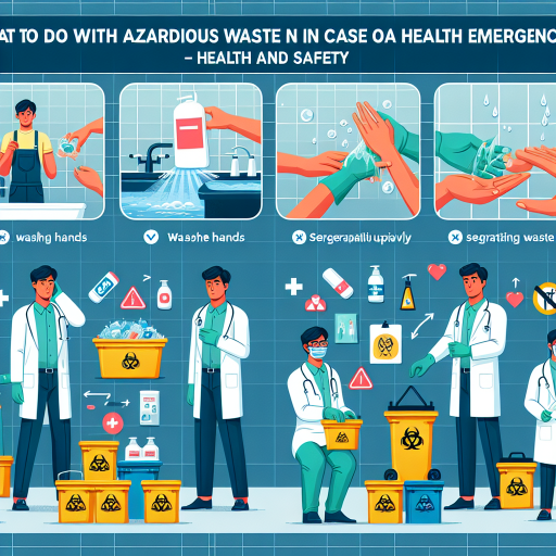 ¿Qué hacer con los residuos peligrosos en caso de emergencia sanitaria?-Salud y Seguridad